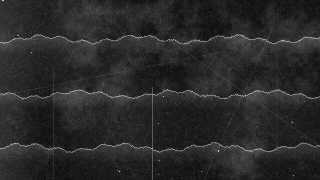 Torn paper texture dust, grunge effect animation background