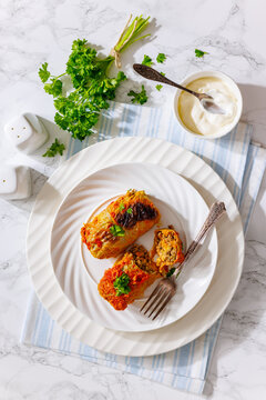 Savory cabbage rolls filled with minced beef