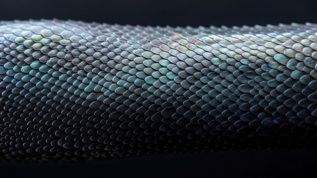 Close-up snake scales