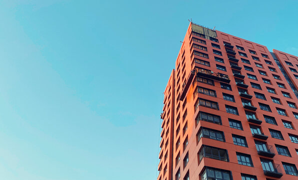 Architecture and real estate, modern residential apartment building