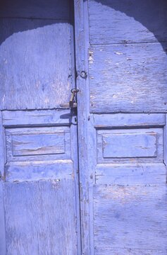 Blue door
