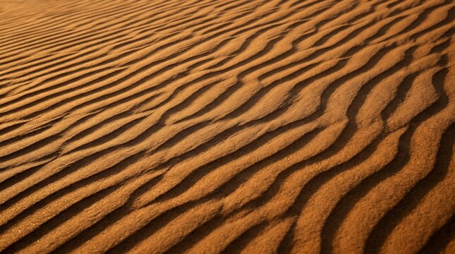 Desert sand ripples