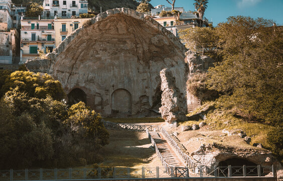 tempio di diana, bacoli, baia, phlegrean fields
