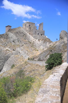 castle of brindisi di montagna, basilicata, italy