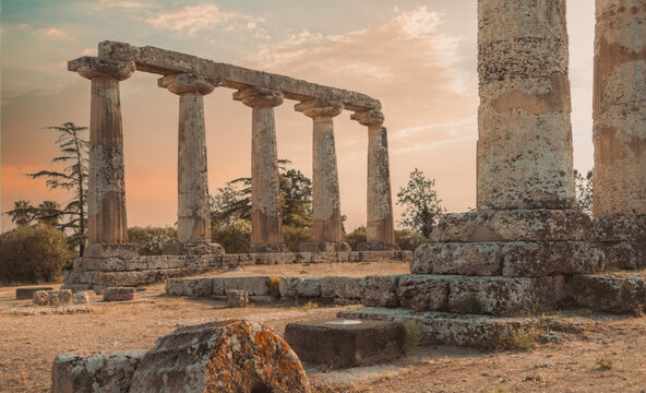 hera temple, metaponto, basilicata, italy