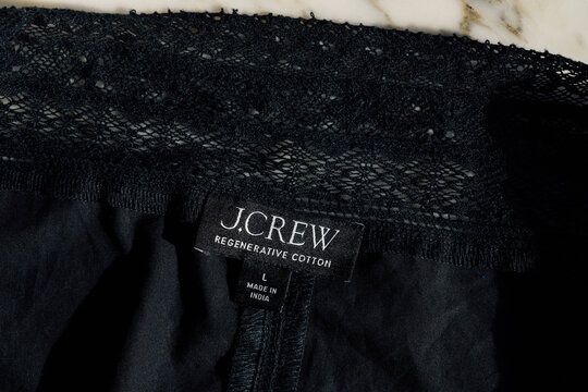 Regenerative Cotton label on women's top in size Large from J.Crew