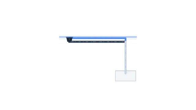 Siphonic Roof Drainage System Schematic with High Velocity Rainwater Flow and Negative Pressure Suction
