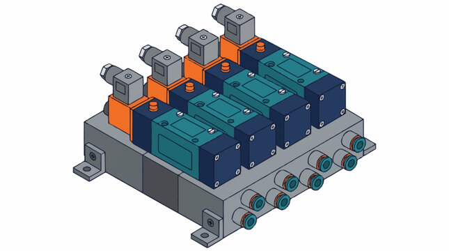 Modular Electronic Power Supply Units Stacked System.