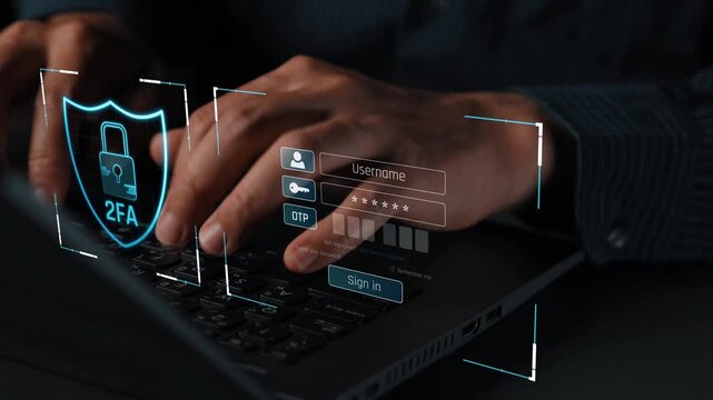 Two-factor authentication strengthens login system security. Adds protection, two-factor authentication increases privacy, and two-factor authentication prevents access breaches. Marrow
