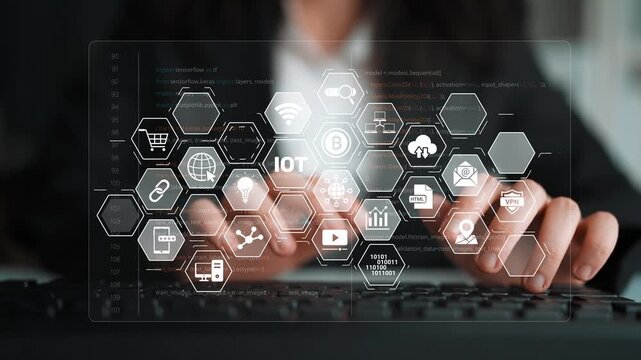 AI and IoT form an intelligent digital infrastructure linking data, connectivity, analytics, blockchain, cloud, and security systems in a seamless network. Marrow