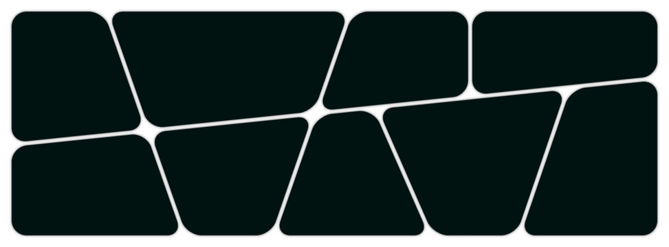 Dark Bento Grid Layout Background With Black Rounded Modular Blocks	