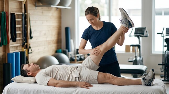 Comprehensive physical therapy session enhancing mobility reducing pain and improving functional independence for optimal patient recovery and wellness