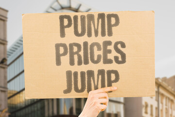 "Pump prices jump" Drivers wince as fuel costs climb at the station. FUEL. PRICES. DRIVERS. STATIONS. GASOLINE. © AndriiKoval