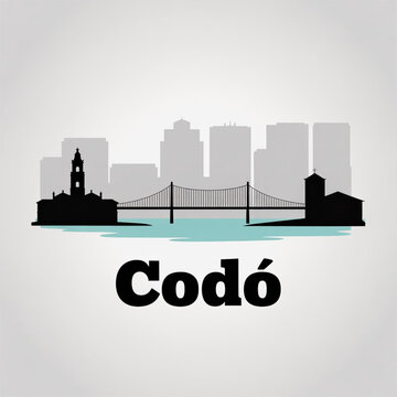 Codo Maranhao Brazil Skyline Panorama - A Brazilian Northeast Interior City Cityscape Illustration