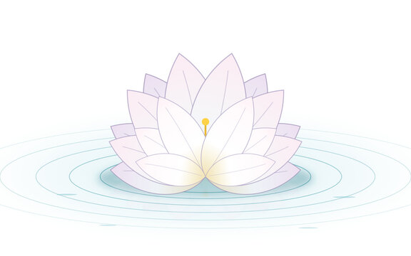 pink water lily