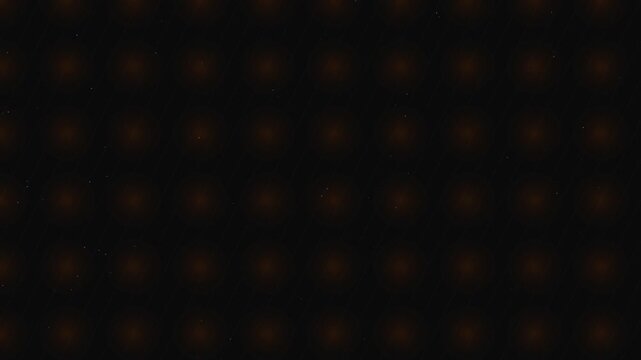 Dark geometric background with subtle golden dots pattern and soft blinking lights