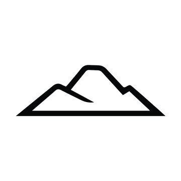 mountain logo vector