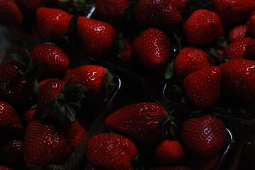 strawberries in the market © Rainbow7