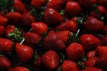 strawberries in the market © Rainbow7