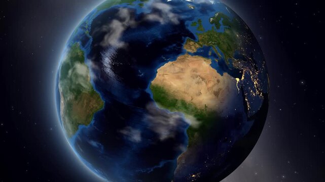 Earth Zoom In to Al Jahra Kuwait From Space