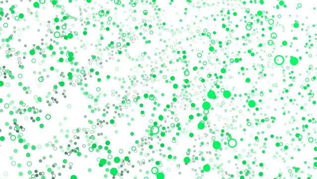 Green digital circuit board pattern with intricate lines and nodes representing modern technology and connectivity