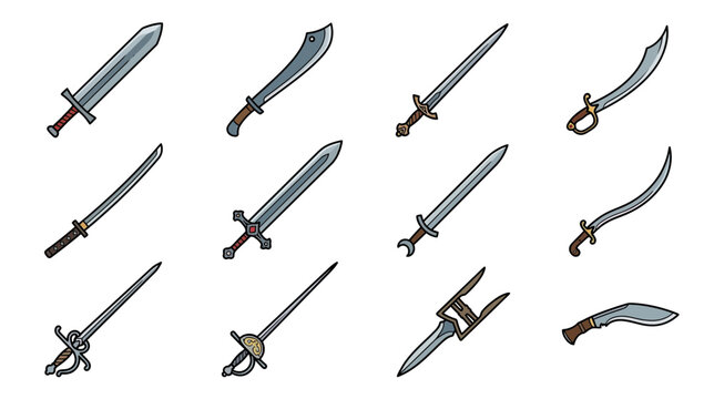 Collection of Medieval and Fantasy Swords