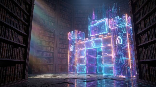 Advanced enterprise Law book library digital folder driving digital transformation and high speed computing infrastructure