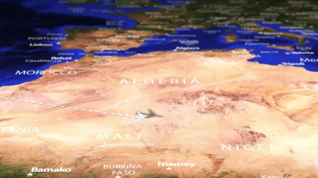 Flight From Ottawa CANADA to Addis Ababa ETHIOPIA with flag pins