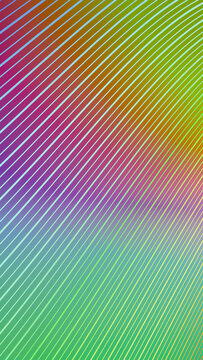 Colorful diagonal lines digital abstract illustration with gradient