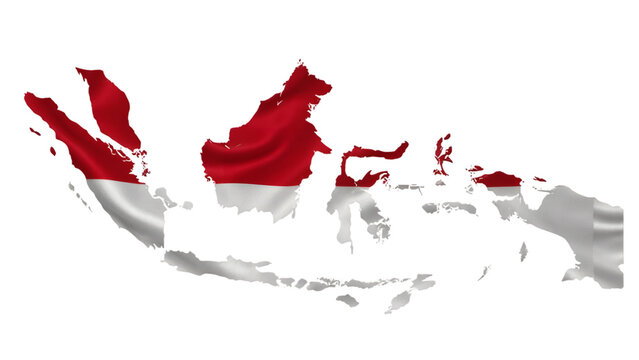 Indonesia national pride map highlighting Sumatra Java Kalimantan
