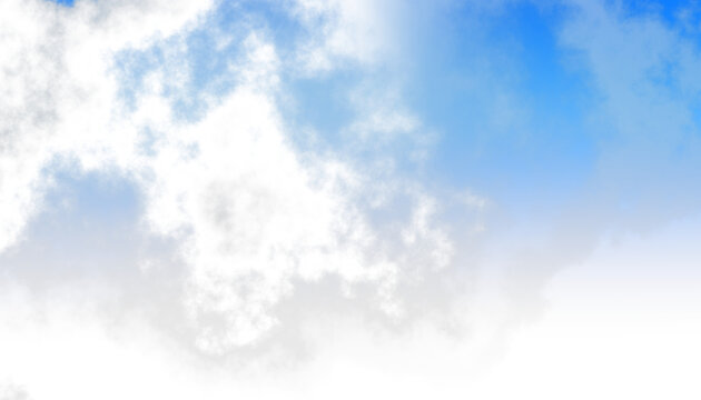 Sky Overlay Bright blue sky with some white clouds Sky Cloud Overlays, digital background, natural airy cloud pattern with soft