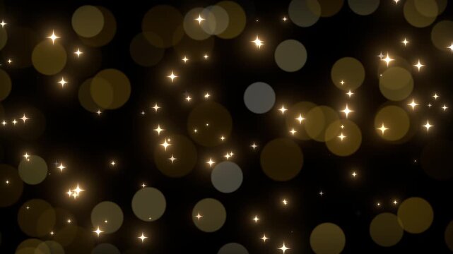 christmas glitter stars particles background overlay