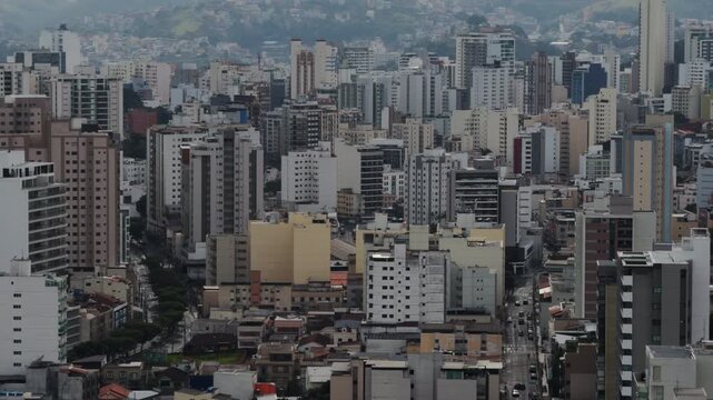 Panoramic Urban Skyline of Juiz de Fora Brazil