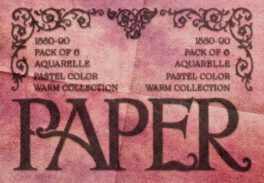 Rose Vintage Pastel Paper Texture For Design And Branding