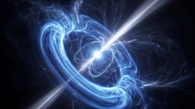 パルサーの磁気圏と相対論的ジェットが高エネルギーを放つ宇宙観測CG