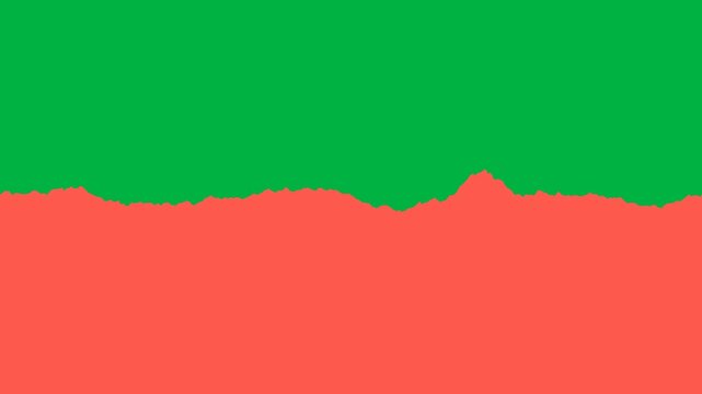 Two Tone Wavy Edge Animated Background Loop