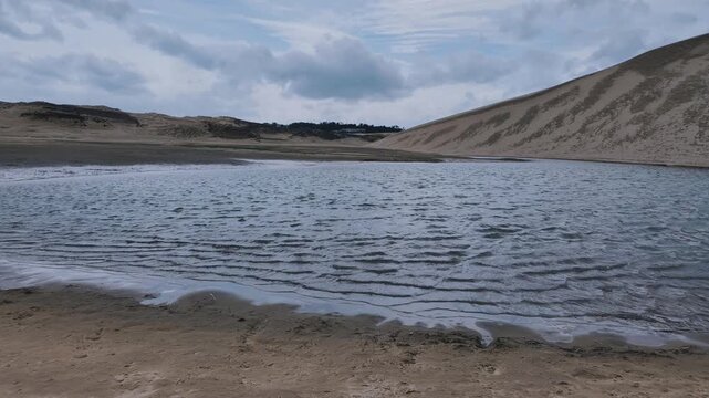 鳥取県の鳥取砂丘の美しい風景