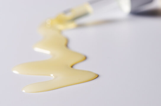 Cosmetic product for skin care. Side view. Copy space