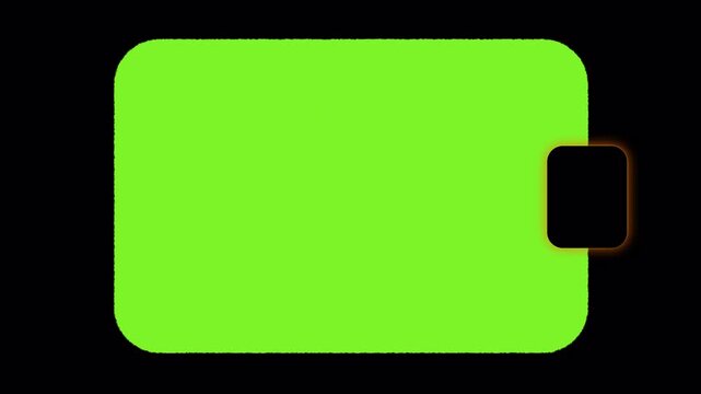 Super 8mm film frame with green screen scrolling 4K