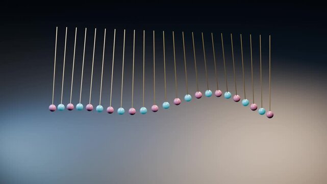 Pendulum Particle Curtain
