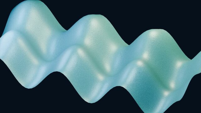 Flowing Teal Woven Silk