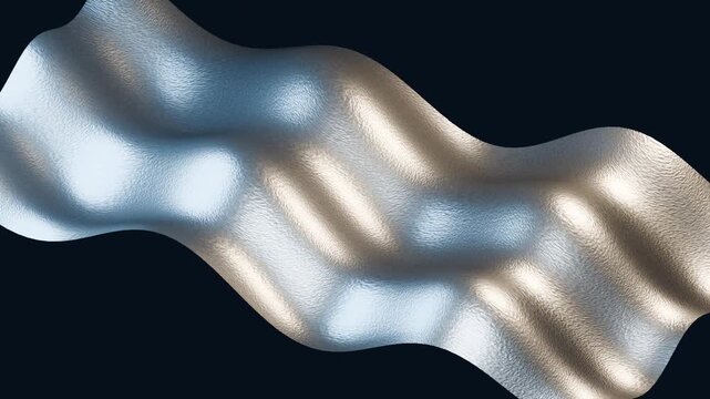 Liquid Brushed Metal Waves