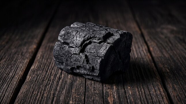 Moody Hero Shot of Charcoal on Rustic Topographic Background