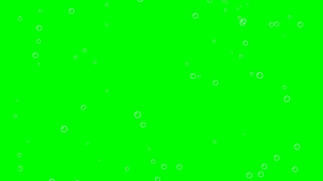 Soap bubbles floating upward, playful air VFX overlay, 4K stock video