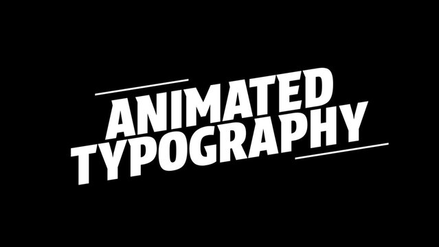 Animated Typography