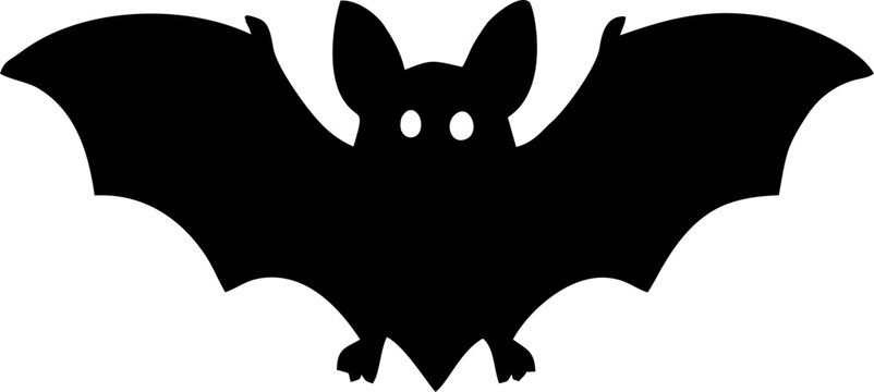 Halloween flying bats silhouette Bats Logo Bat Logo Bat vector illustration