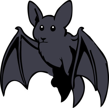 Halloween flying bats silhouette Bats Logo Bat Logo Bat vector illustration