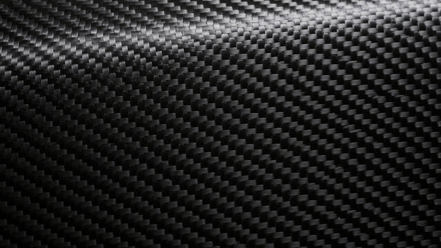 Carbon Fiber Weave with a Subtle Glossy Reflection