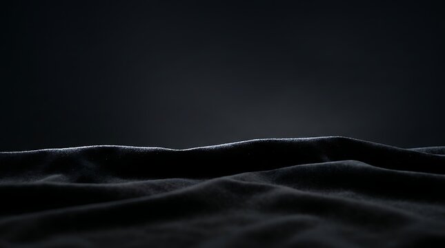 Dark ocean waves crashing against a rocky shore under a stormy sky