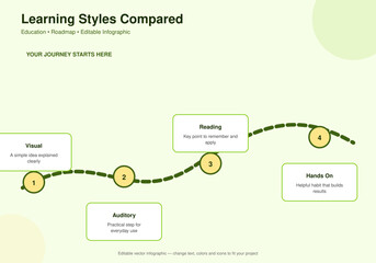 Plakat Learning Styles Compared
